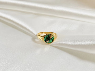 Starburst 18K Gold Ring